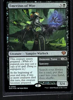 Emeritus of Woe M Secrets of Strixhaven 80 NM Foil - Image 1