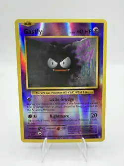 Pokemon Gastly 47/108 Reverse Holo NM XY Evolutions Pokemon Card - Image 1