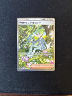 Wally's Compassion 186/132 SIR Pokemon Mega Evolution NM Pack Fresh - Image 1