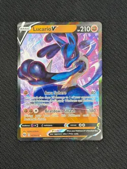 Pokemon TCG Champions Path Lucario V 027/073 - Image 1