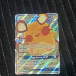 Pokemon Dedenne GX Promo Holo Alternate Art 195A/214 Basic 2019 English - Image 1