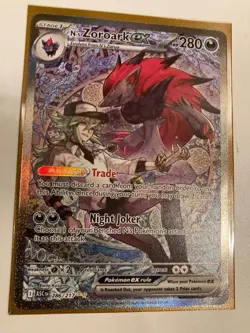 Pokemon N's Zoroark EX Holo, Ultra Rare 286/217 - Image 3