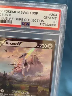 Pokemon 2022 Arceus V SWSH204 Black Star Promo SWSH GEM MINT PSA 10 - Image 3