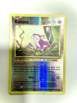 Rattata 66/108 Common Evolutions Pokemon Reverse Holo Near Mint - Image 1