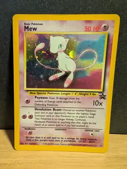 Pokemon Mew Black Star Promo 9 Holo - Image 1