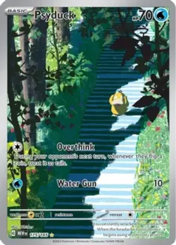 Lightly Played Psyduck - 175/165 - Illustration Rare Pokemon Scarlet and Violet - Image 1