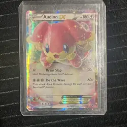 Pokemon TCG Audino EX Ultra Rare Holo Fates Collide 84/124 2016 English - Image 1