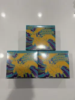 Pokemon TCG, Mega Evolution Ascended Heroes Lot Of (3) Elite Trainer Box ETB - Image 3