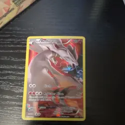 Pokemon Reshiram Full Art Promo Holo XY74 XY Basic 120HP Slash Repeater Blaze - Image 1