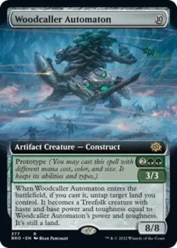 Woodcaller Automaton (Extended Art) - Near Mint MTG The Brothers' War - Image 1