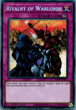 Yugioh Rivalry of Warlords RA03-EN075 1st Edition Secret Rare NM - Image 1
