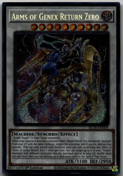 Arms of Genex Return Zero Secret Rare Battles of Legend: Terminal Revenge BLTR-E - Image 1