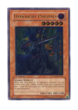 Darknight Parshath - PTDN-EN082 - Ultimate Rare - 1st Edition Lightly Played - Y - Image 1