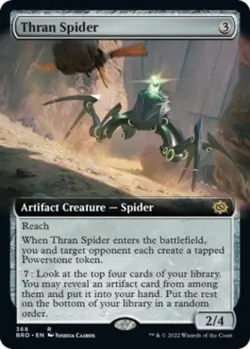 Thran Spider (Extended Art) - Near Mint MTG The Brothers' War - Image 1