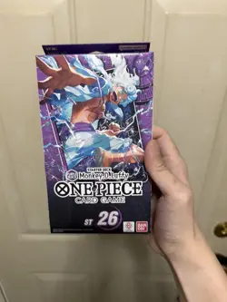 One Piece Purple/Black Monkey.D.Luffy Starter Deck [ST-26] Sealed English - Image 1
