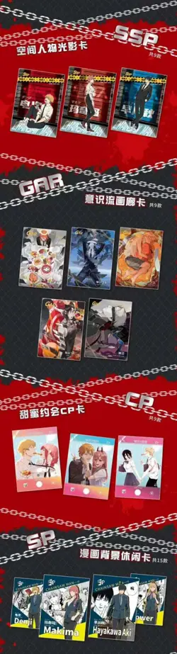 Chainsaw Man Premium Trading Card Collector's Booster Box Doujin Anime 2023 NEW - Image 4