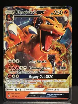 Charizard GX 20/147 SM Burning Shadows GX Rare Holo Holo Pokemon Card LP - Image 1