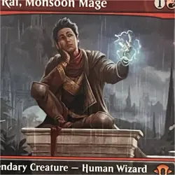 Magic MH3 Ral Monsoon Mage & Ral Leyline Prodigy Legendary Cards Lot 0445 NM - Image 1