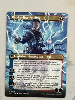 Magic MH3 Ral Monsoon Mage & Ral Leyline Prodigy Legendary Cards Lot 0445 NM - Image 2