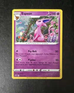 Pokemon TCG - Espeon SWSH174 SWSH: Sword & Shield Promo Cards Holo NM - Image 1