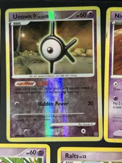 Pokemon Card Lot 7 Cards Secret Wonders (2007) HP Weavile Ralts Unown K Panphy - Image 3