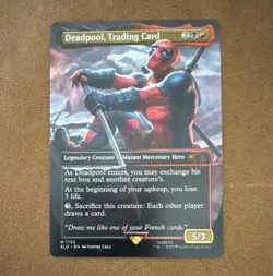 Deadpool, Trading Card #1753 Secret Lair Drop Legendary Creature Rare MTG 2025 - Image 1