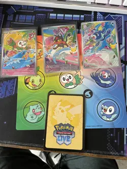 Alola Starter Set Pokemon First Partner Includes Stickers and Code Card TCG Live - Image 1