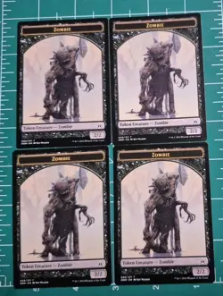 Zombie Token 008 X4 Oath of the Gatewatch Magic the Gathering MTG - Image 1