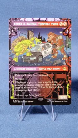 Tokka And Rahzar, Terrible Twos Borderless Showcase Regular NM TMT 252 Mtg 🔮 A* - Image 1