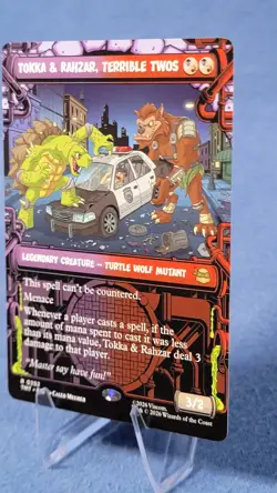 Tokka And Rahzar, Terrible Twos Borderless Showcase Regular NM TMT 252 Mtg 🔮 A* - Image 4