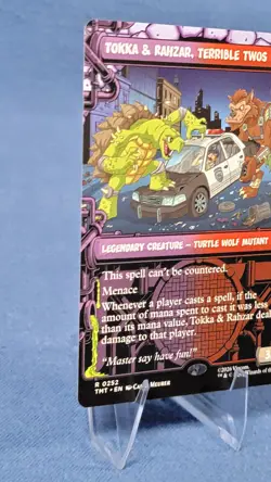 Tokka And Rahzar, Terrible Twos Borderless Showcase Regular NM TMT 252 Mtg 🔮 A* - Image 5