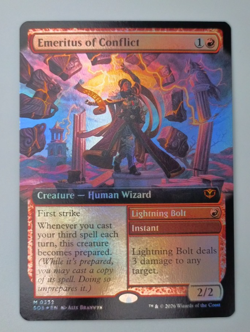 Emeritus of Conflict 332 (Borderless Foil) ~ Secrets of Strixhaven MTG 2026 - Image 1