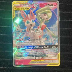 Pokemon Gardevoir & Sylveon GX Ultra Rare TAG TEAM Holo Sm-Unbroken Bonds 130/2… - Image 1