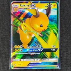 Raichu GX - 20/68 - Ultra Rare - Hidden Fates - Pokemon Card - NM/M - Image 1