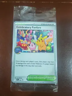 Pokemon Celebratory Fanfare Asia Championships Stamped Exclusive Sealed - Image 1