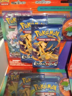 x4 Pokemon TCG: XY Evolutions 3-Pack Blister Venusaur Pin Phantom Forces SEALED - Image 3