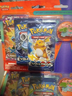 x4 Pokemon TCG: XY Evolutions 3-Pack Blister Venusaur Pin Phantom Forces SEALED - Image 4