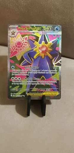 Mega Starmie ex 102/088 Perfect Order Pokemon TCG MINT Full Art - Image 1