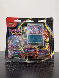 Pokemon Mega Evolution Phantasmal Flames 3-Pack Blister - Sneasel - Image 1