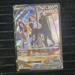 Pokemon Umbreon V Ultra Rare Full Art Holo Brilliant Stars TG22/TG30 English - Image 1