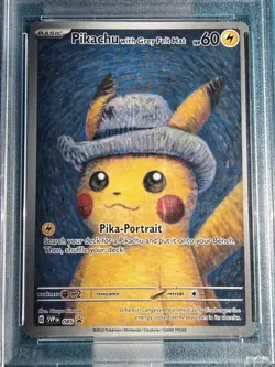 2023 POKEMON SVP EN-SV PROMO #085 PIKACHU WITH GREY FELT HAT PSA 10 Van Gogh - Image 2