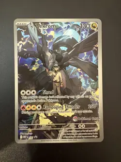 Pokemon TCG N’s Zekrom MEP 031 Pokemon Center Stamped Promo - Image 1