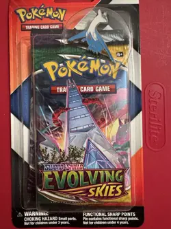 Pokemon TCG EVOLVING SKIES & CHILLING REIGN 2-Pack Booster Packs Latios Pin - Image 3