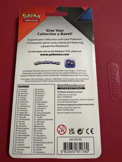 Pokemon TCG EVOLVING SKIES & CHILLING REIGN 2-Pack Booster Packs Latios Pin - Image 5