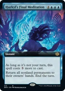 Hurkyl's Final Meditation (Extended Art) - Near Mint MTG The Brothers' War - Image 1