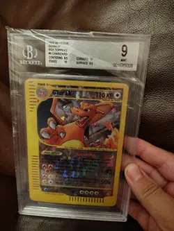 GLURAK BOX TOPPER CHARIZARD POKEMON SKYRIDGE 2003 BGS 9 - Image 3