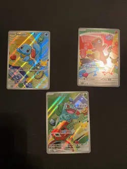 Pokemon First Partner Kanto Set Bulbasaur #37 | Charmander #38 | Squirtle #39 - Image 1