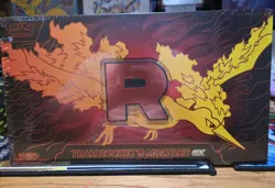 Pokemon TCG Team Rocket’s Moltres ex Ultru Premium Collection UPC - NEW, Sealed - Image 1