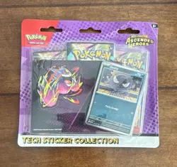 Pokemon Mega Evolution—Ascended Heroes Tech Sticker Booster Promo 3 Pack - Image 1