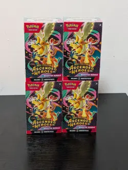 Pokemon TCG Ascended Heroes Booster Bundle - NEW - SEALED - (x4 Boxes) - Image 1